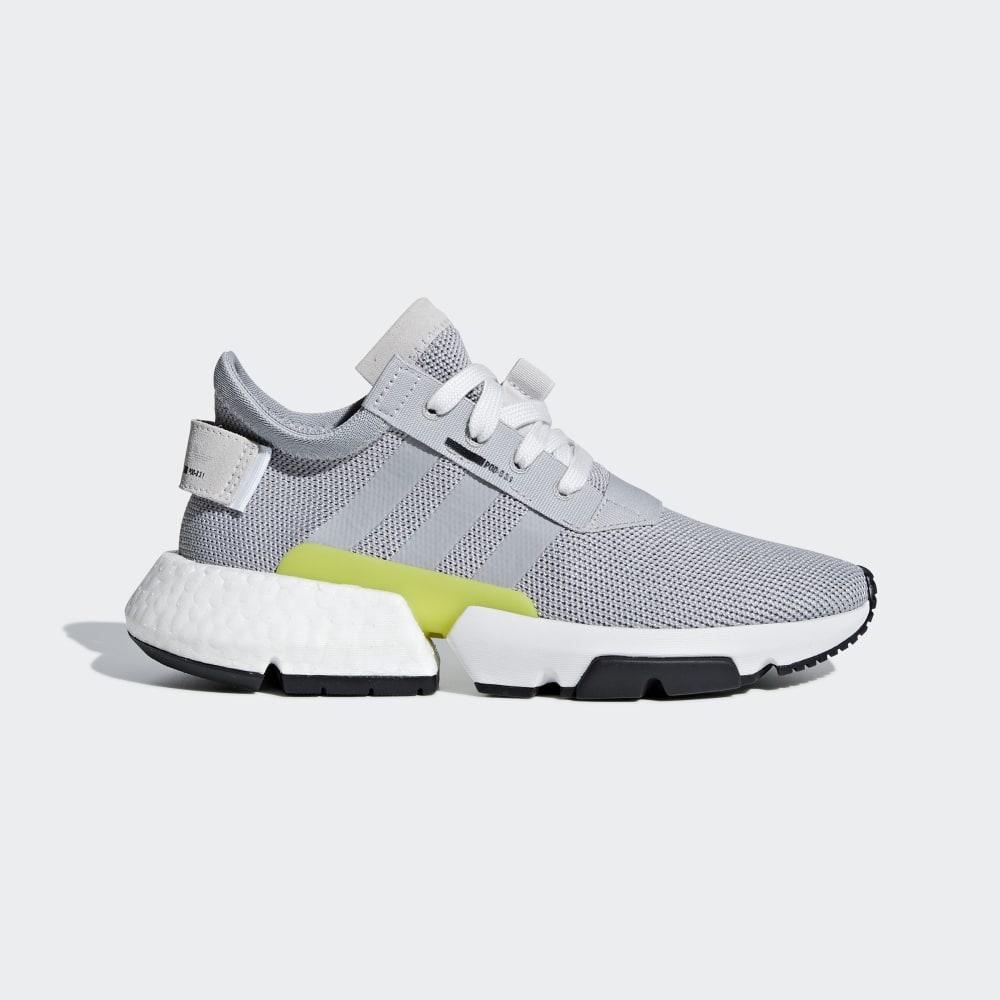 Adidas Boys' POD-S3.1 Originals Shoes Grey/Yellow Ireland B42056